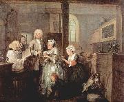 William Hogarth A Rake's Progress - Marriage Spain oil painting artist